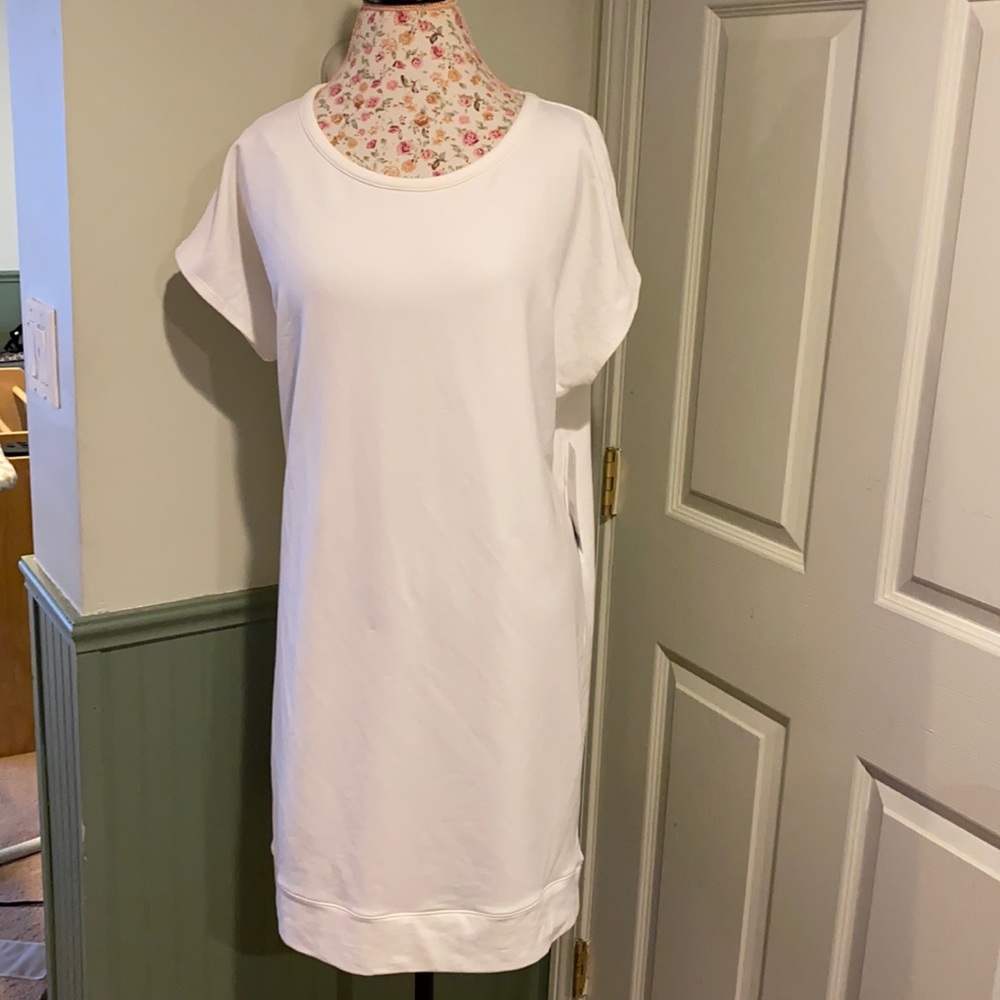 Athleta Off-white cocoon dress